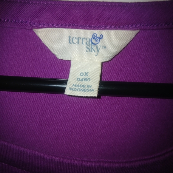 Terra and Sky Dress with pockets - Picture 2 of 2